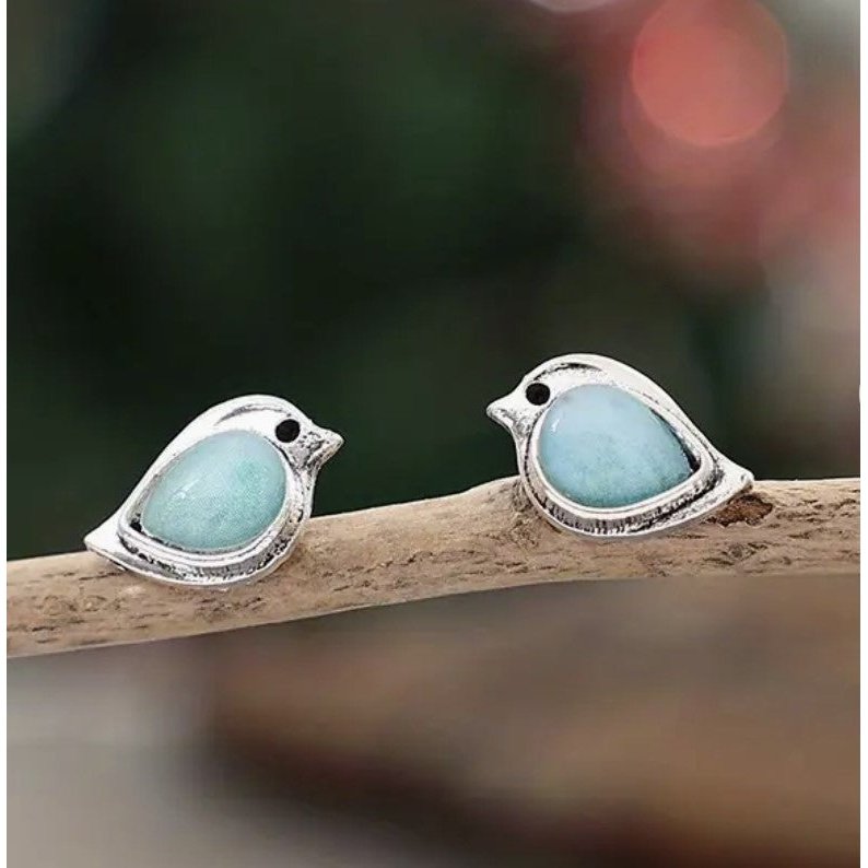 Stud Turquoise Stone earrings