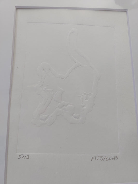 Original Embossed Running Cat