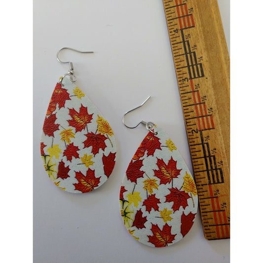 Earrings: Fall Leaf Drops