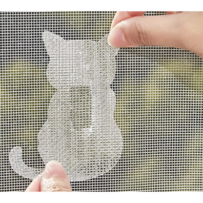 Cat shaped screen repair