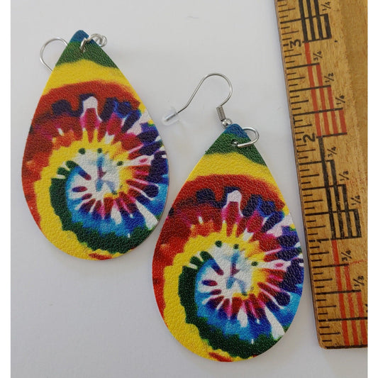 Earrings: Tye Dye Drops